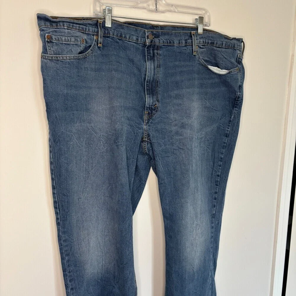 LEVI'S 541 50X30 Athletic Taper Jeans Mens Denim 5 Pocket Stretch Big & Tall